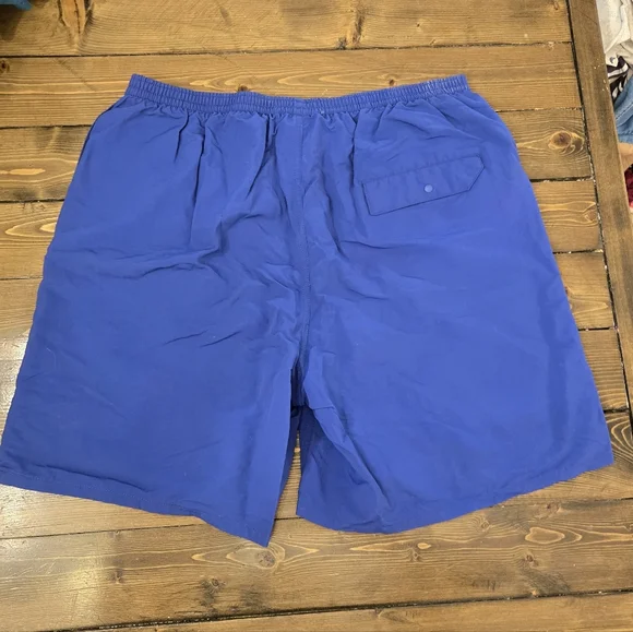 Patagonia Royal Blue Men's Elastic-Waist Shorts With Pockets And Mesh Linning - Picture 3 of 4